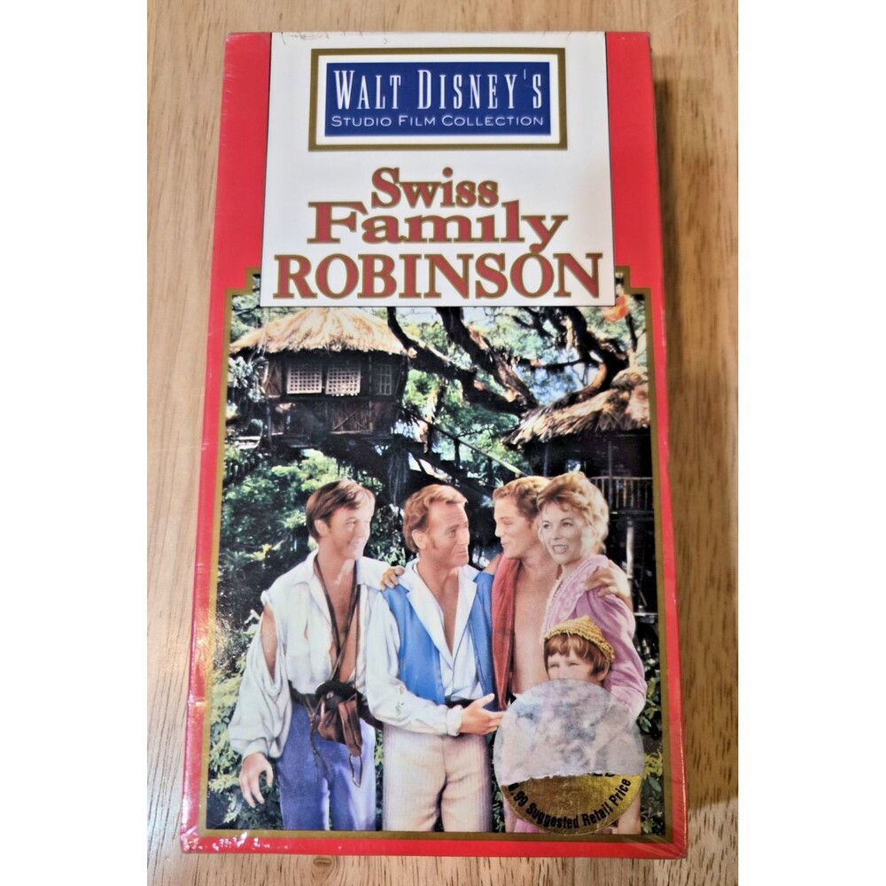 Walt Disney's Studio Film Collection Swiss Family Robinson VHS Video Tape NEW!